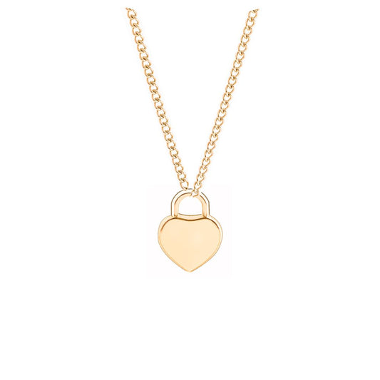 Collier pendentif coeur initiales